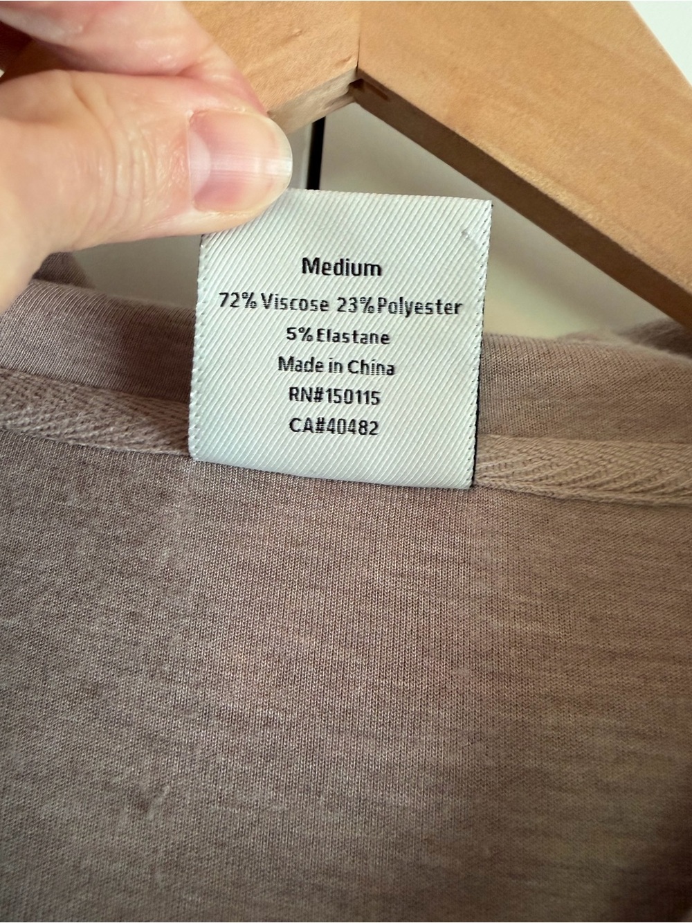 Varley Yates Half-Zip Sweatshirt Doublesoft Beige Women's Size Med - Picture 4 of 11